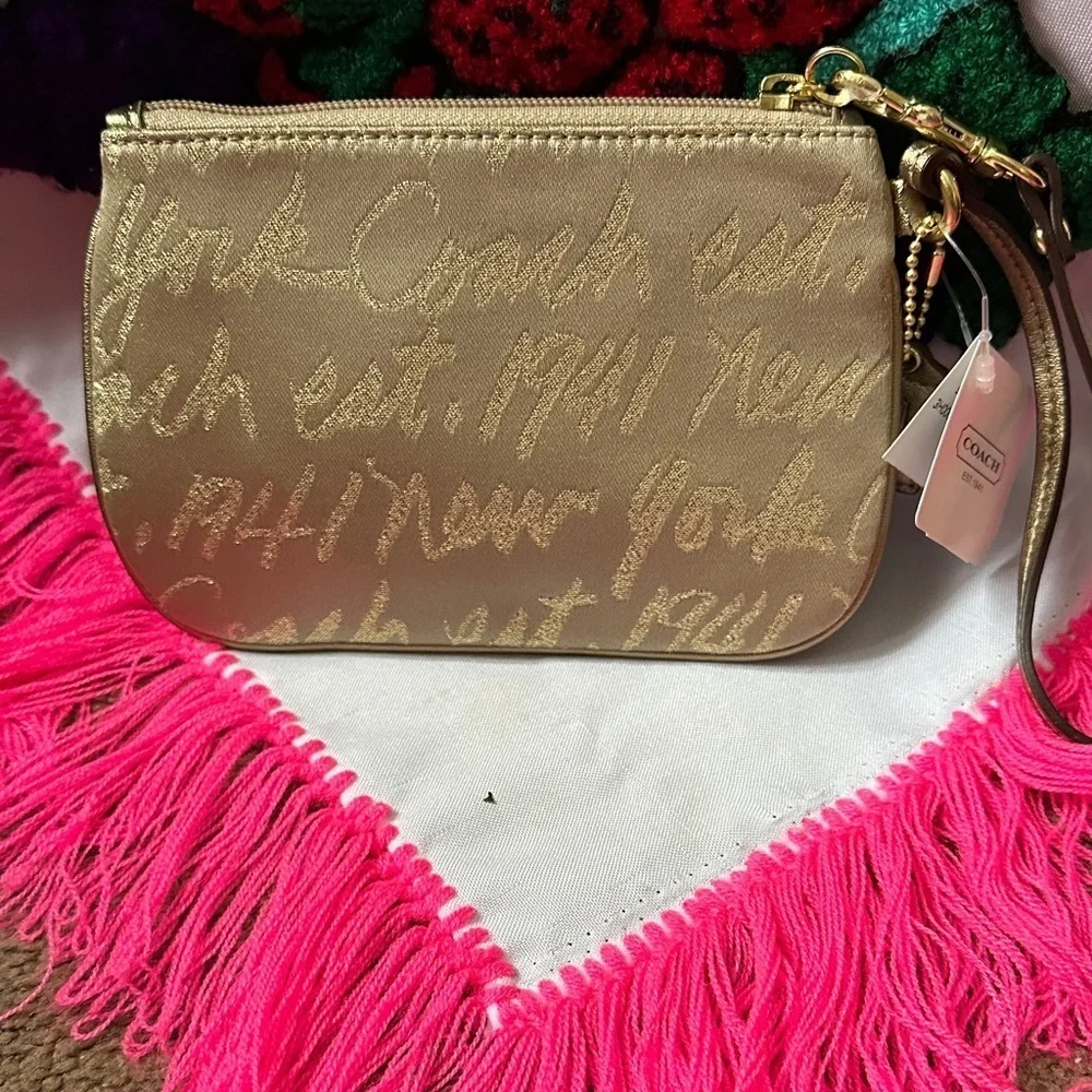 Coach small zip
